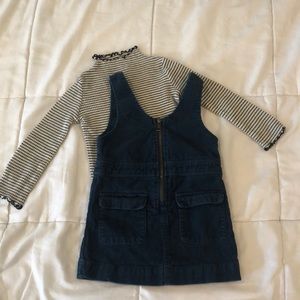 Art Class corduroy jumper and top, Size 2T